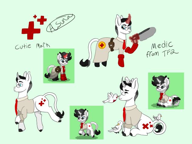 Pony TF2 Medic