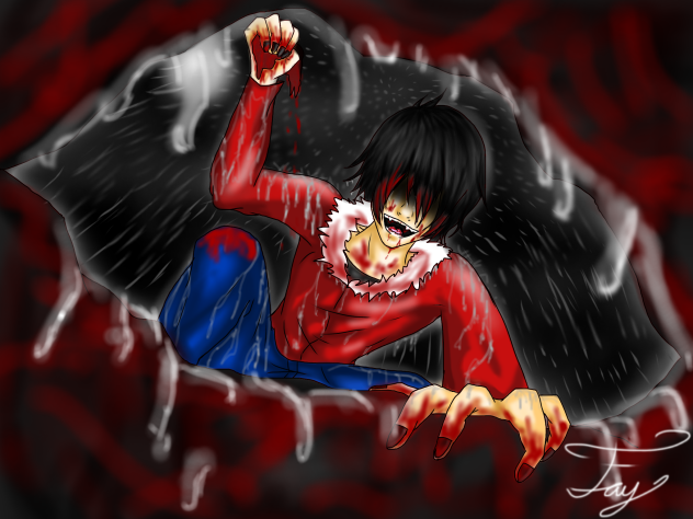 creepypasta The lonely hunter - ibisPaint