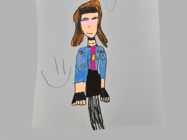an inspired  drawin