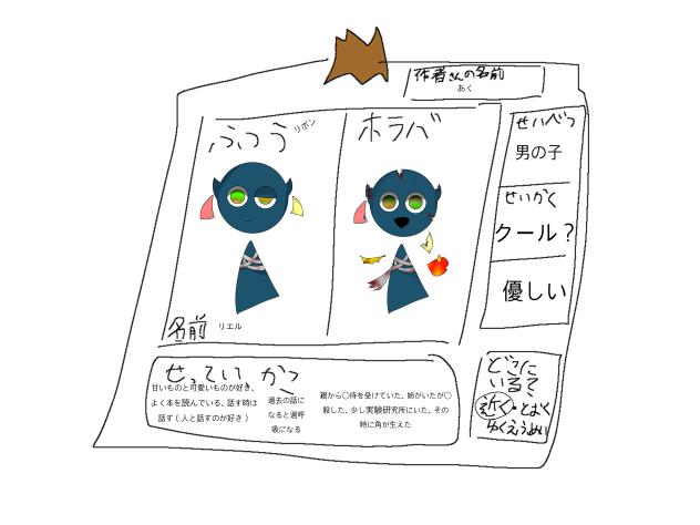 キャラ募できました！