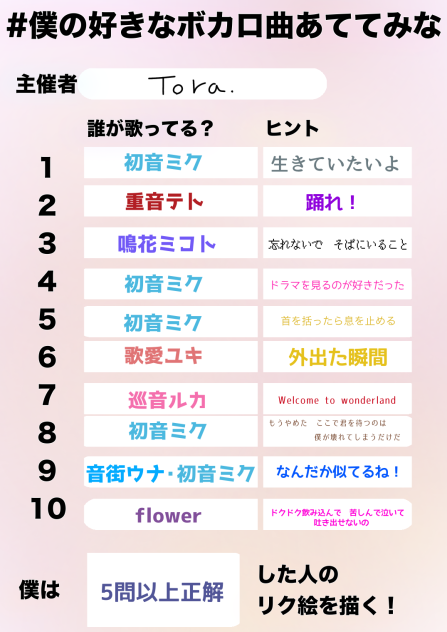 あててみな٩( ᐛ )و