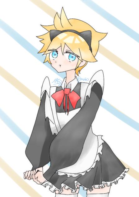 メイド猫レン君