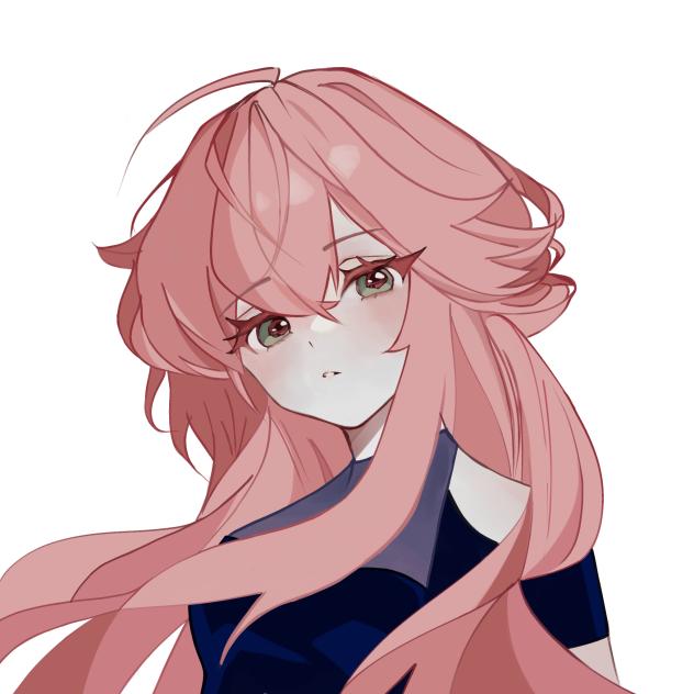 Girl with Pink Hair