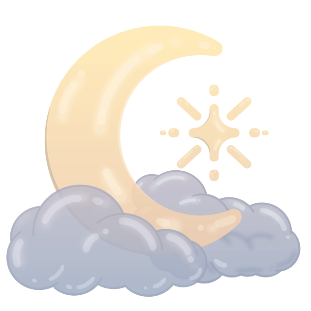 Cloudy Moon Bubble