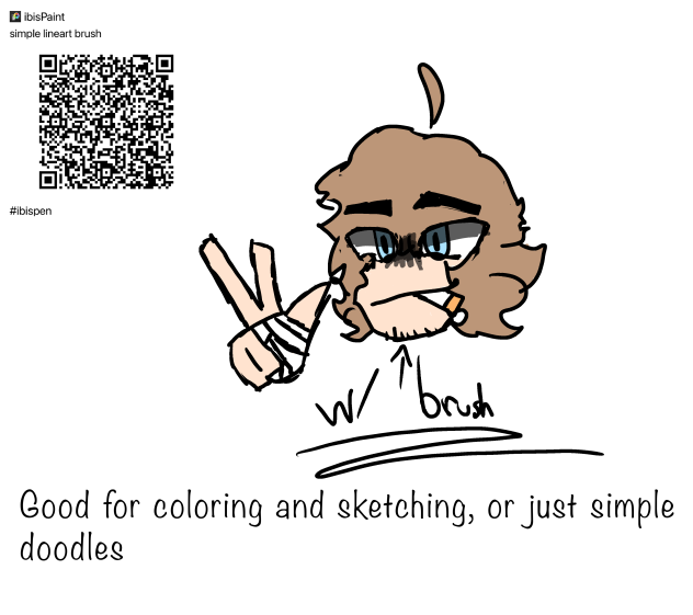 Simple lineart brush