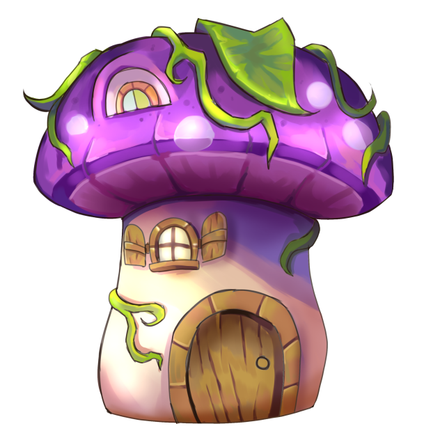 mushroom house