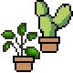Assorted plant pixels