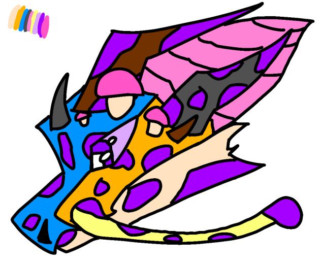 bad side of dragon puppet
