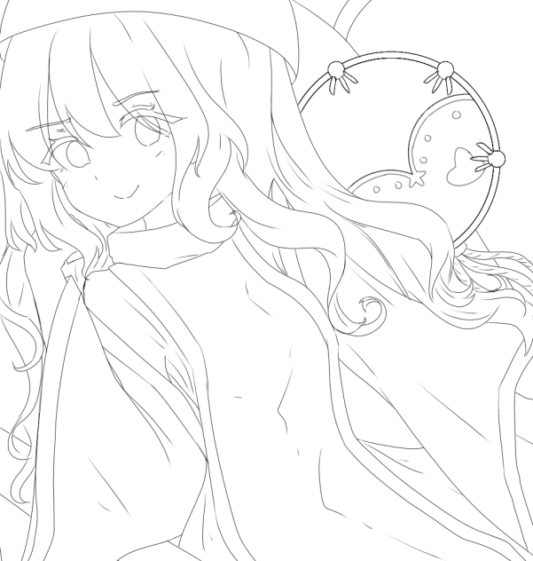 okina matara lineart