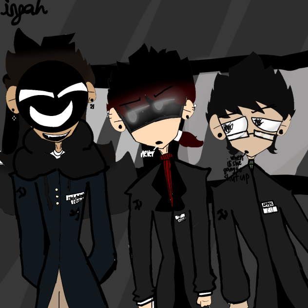 the trio in black leaders base btw - ibisPaint