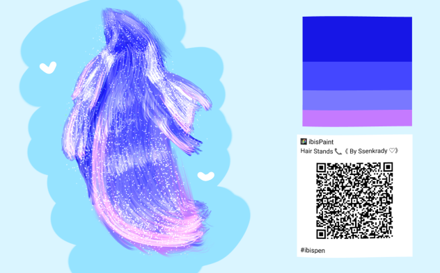 Hair stands 💜😈