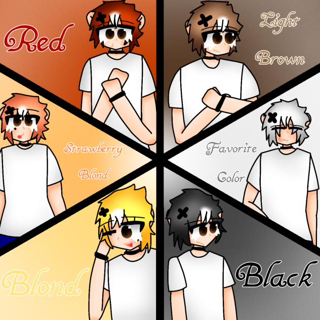 ❤️🧡💛Hair Colors💚💙💜