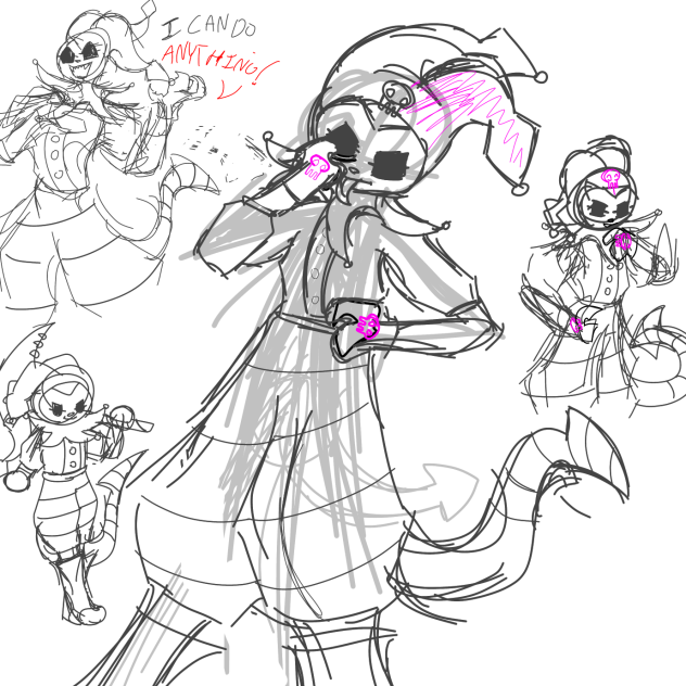 so, i fused kuromi and jevil together…