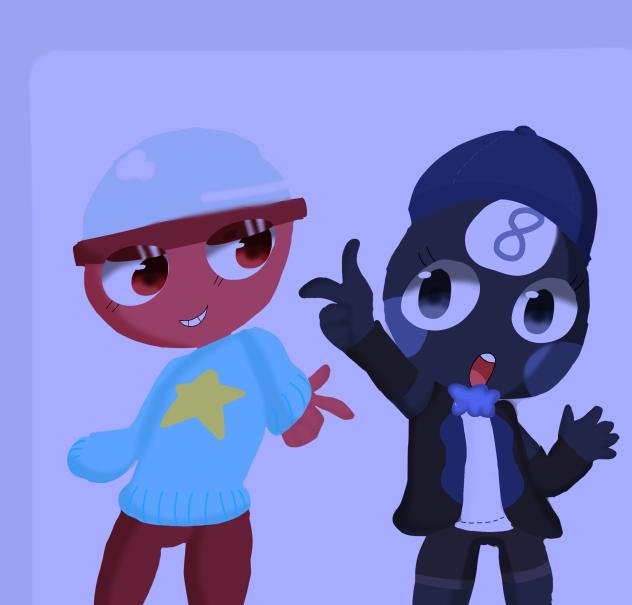 The gambling duo but aesthetic