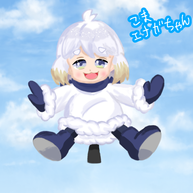 厚塗りこまエナガちゃん