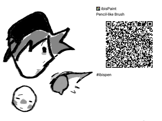 Pencil-like brush
