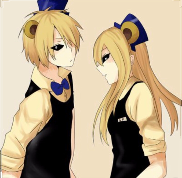 Female & male golden freddy