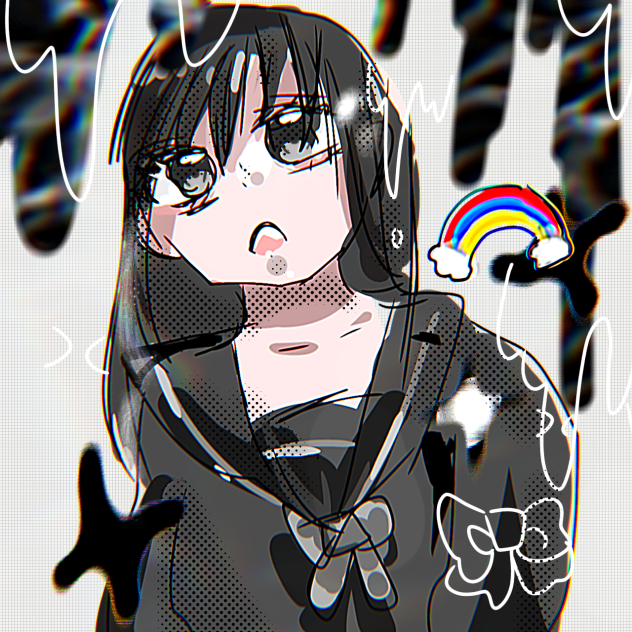 🎀🌈◼🖤