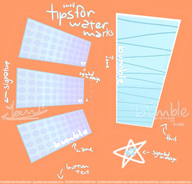 small tips for watermarks 🌊