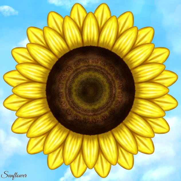 Sunflower in the Sky