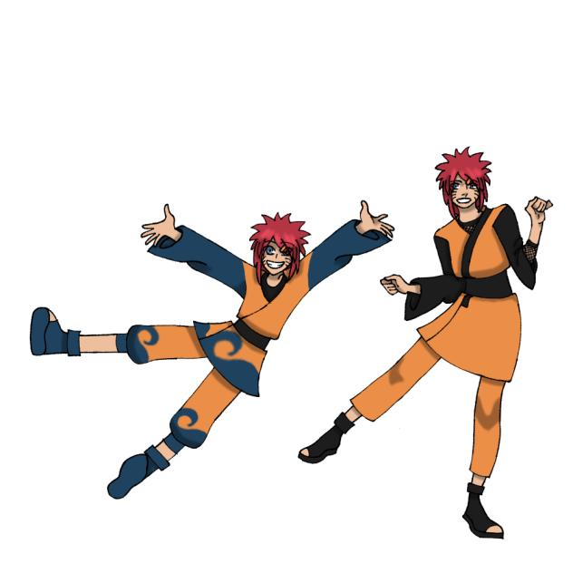 red hair naruto