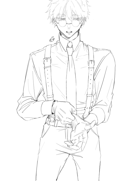 五条悟ぬり絵 - ibisPaint