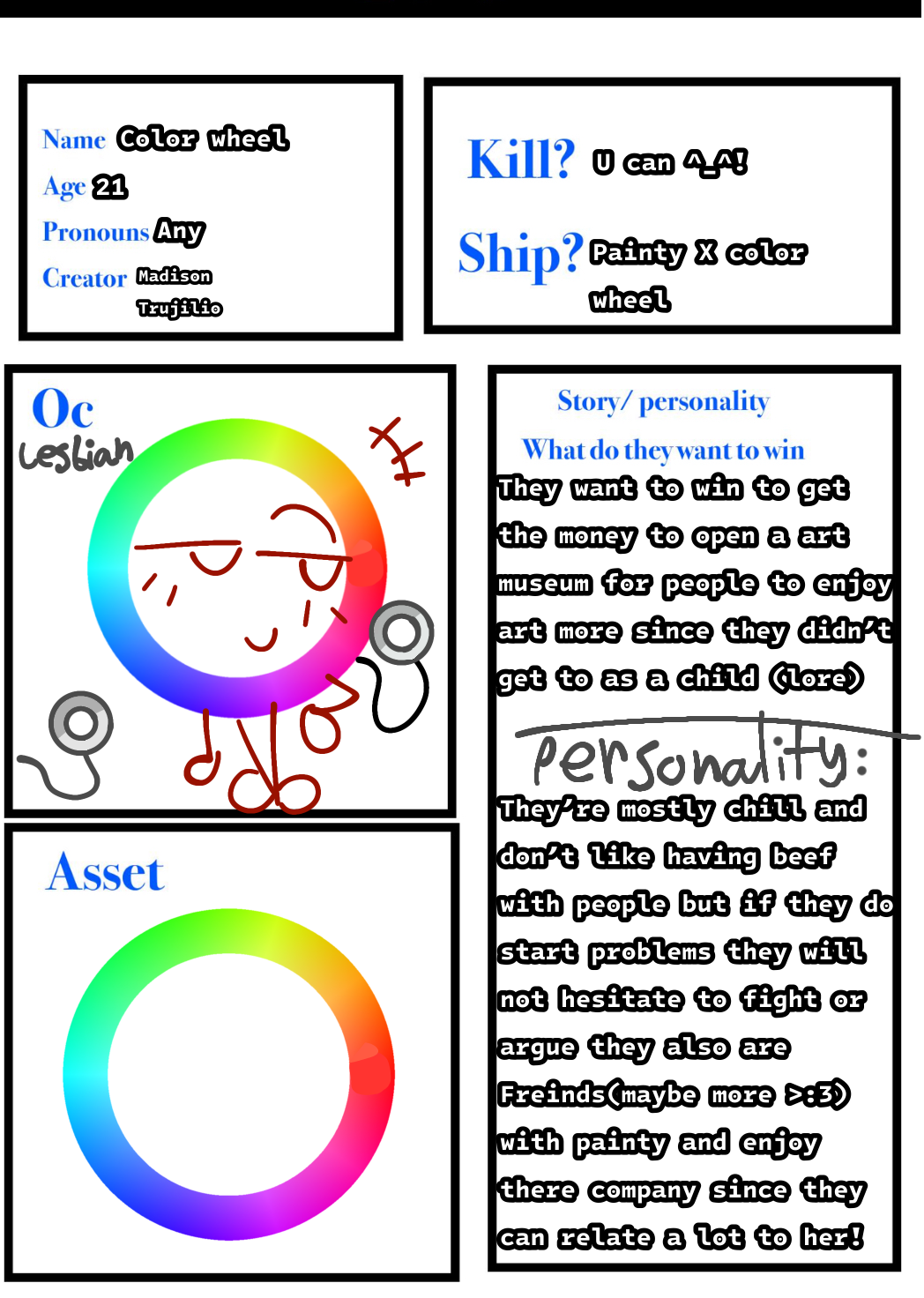 Color wheel ^_^! Oc for BFIP - ibisPaint
