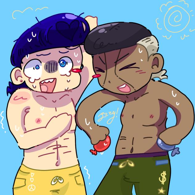 WOAAAHH JOSUKE AND HIS FREN