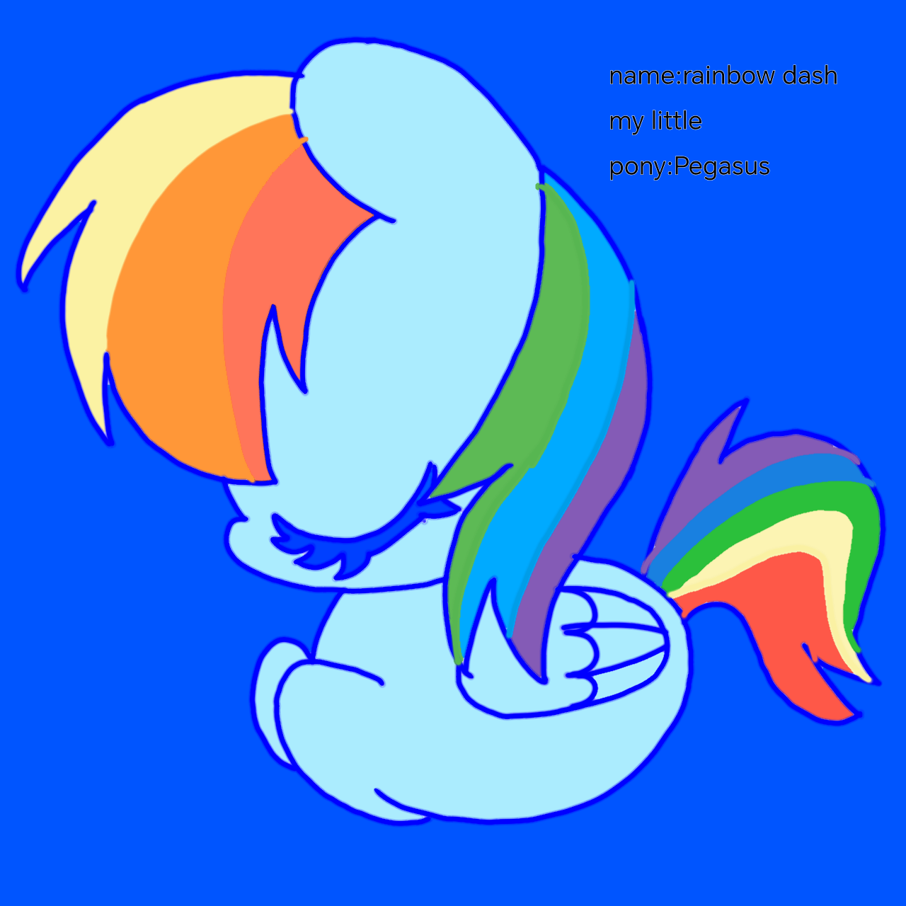 my little pony rainbow dash - ibisPaint