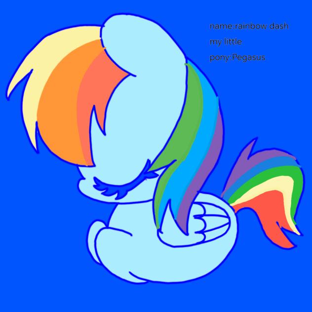 my little pony rainbow dash - ibisPaint