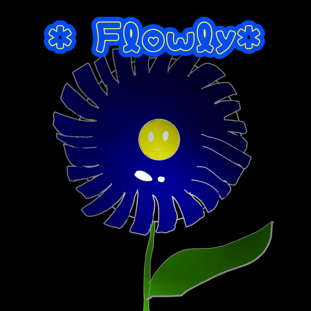 Cover for my comic called Flowly