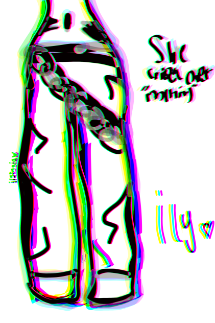 she cried, and cried
