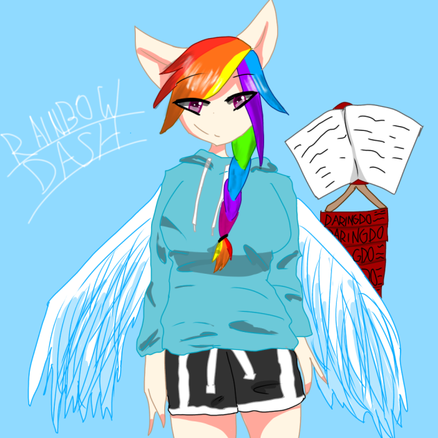 Rainbow Dash As A Human