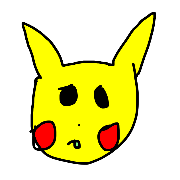 弟が書いたピカチュウ