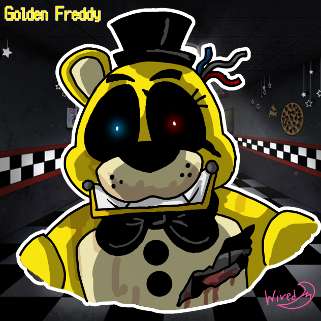 Golden Freddy (my design)