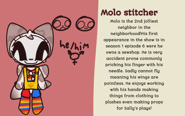 Molo ref sheet (sort of)