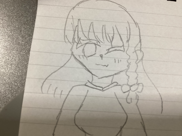 デジタルじゃない小学生の絵