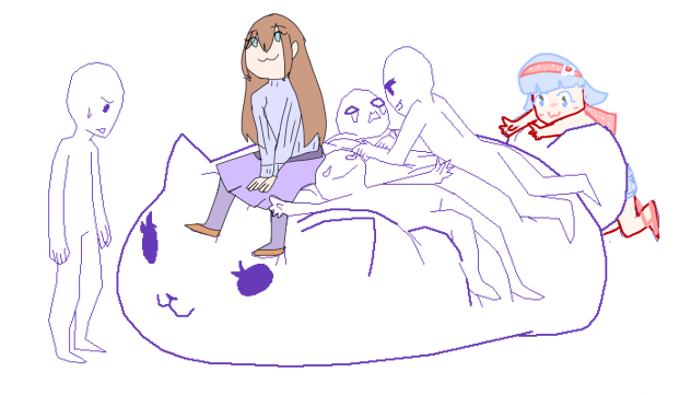 Cat pillow collab