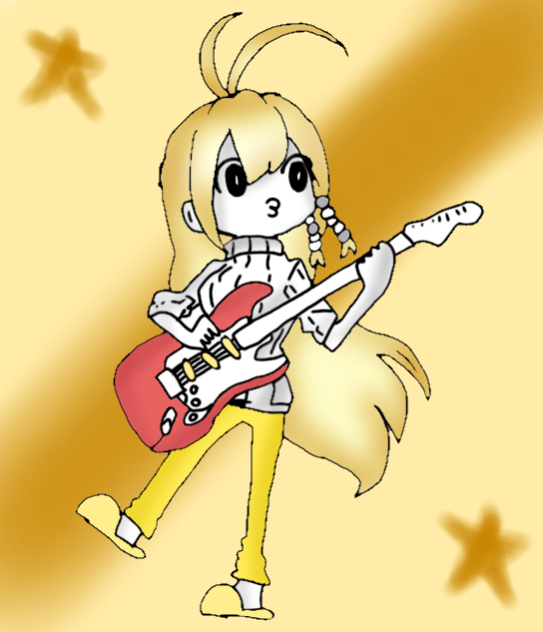 Randomness playing guitar
