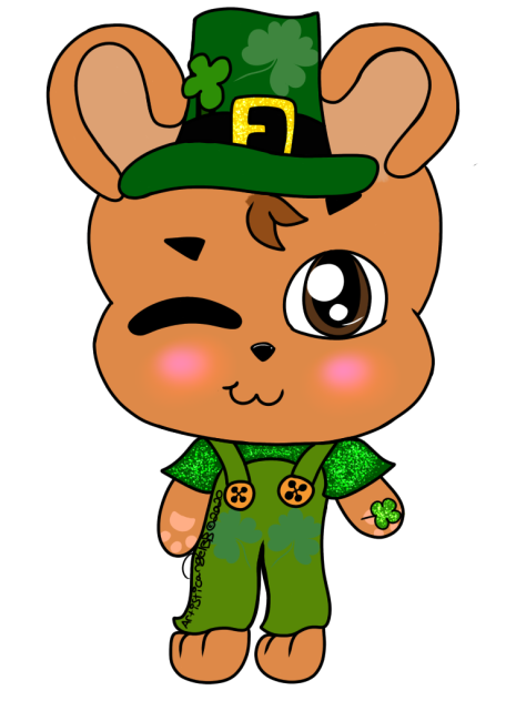 St Patricks Day Brown Boy Bear - Speedpa