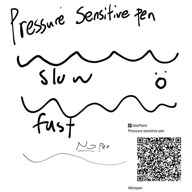 pressure sensitive pen