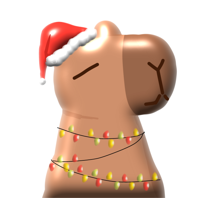 christmas capybara - ibisPaint