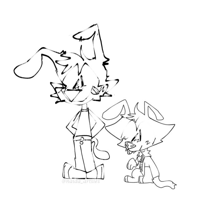 wakko in my clothes and dot in my dogs!!