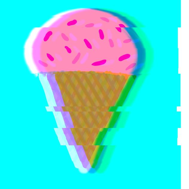 Glitchy ice cream 🍦🍨