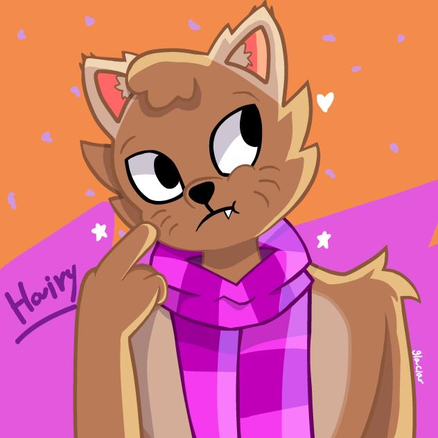 Hairy icon