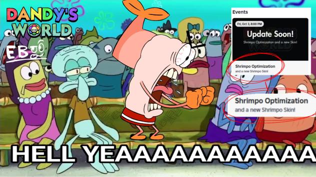 Shrimpo optimization AND a new skin!!!