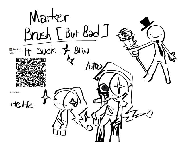 Suck marker brush