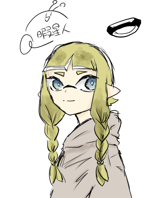 リア友のイラスト((眠いです