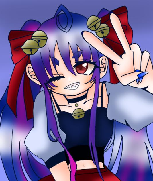 オリキャラ　すずちゃん💙