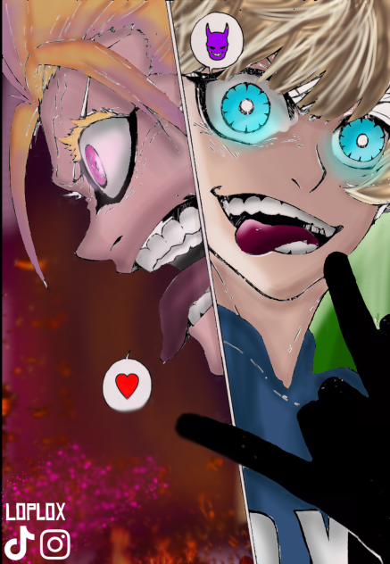 Shidou and Charles manga color